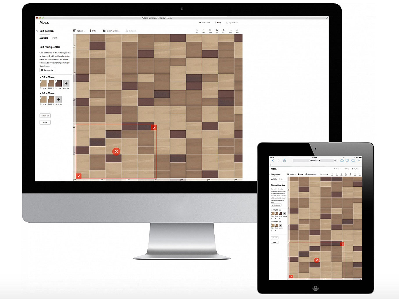 ditail-mosa-programa-pattern-generador
